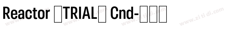 Reactor (TRIAL) Cnd字体转换